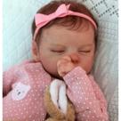 Bonecas Reborn Baby Dolls Anano Realistic Twins de 45 cm com brinquedos de alimentação