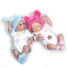 Bonecas Reborn Baby Dolls Minidiva Boy and Girl Twins 26 cm com acessórios