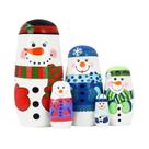 Bonecas Toy Figure Tphon Russian Matryoshka Nesting Dolls 5 unidades