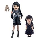 Bonecas Wednesday Addams Made to Move 29 cm com 2 vestidos infantis