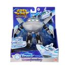 Boneco 12cm Avião Traver Transformar Resgate Elétrico - Super Wings