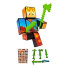 Boneco 15cm Lopers + 3 Ferramentas + Chaveiro + Jogo Memória