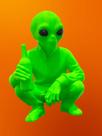 Boneco 3D Et Extraterrestre Alienígena Tomando Uma 15 cm Boneco 3D Et Extraterrestre Alienígena Tomando Uma 15 cm