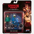 Boneco Action Figure Stranger Things 10 cm com Bike Candide Cor:Mike Wheeler Boneco Action Figure Stranger Things 10 cm com Bike Candide Cor:Mike Wheeler