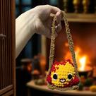 Boneco Amigurumi Calcifer Crochê O Castelo Animado - Bolsa Ghibli