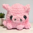 Boneco Amigurumi Porquinho De Crochê Pelúcia - Decoração Fazendinha
