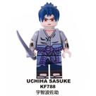 Boneco anime Sasuke Uchiha Naruto em Bloco
