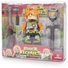 Boneco Articulado Block Heroes Missão Bombeiros Brinquedo Infantil de Plástico