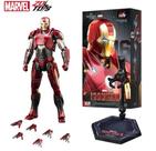 Boneco articulado figure Action Iron Man Marvel original ZD TOYS Mark16 MKXVI articulado