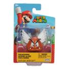 Boneco Articulado Goomba Alado de 6cm - Super Mario