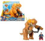 Boneco Articulado Imaginext DC Super Friends Superman Batalha Contra o Kaiju Com Luz e Som Fisher Price Mattel
