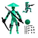 Boneco Articulado Lucky Robô 3d Action Figure Dummy Enfeite Boneco Articulado Lucky Robô 3d Action Figure Dummy Enfeite