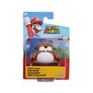 Boneco Articulado Monty Mole de 4cm - Super Mario