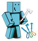Boneco Articulado Problems Do Jogo Mine Algazarra 35cm Craft Boneco Articulado Problems Do Jogo Mine Algazarra 35cm Craft