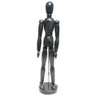Boneco Articulado Vintage 30cm Preto