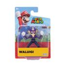 Boneco Articulado Waluigi de 6cm - Super Mario