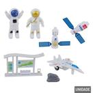 Boneco Astronauta 07 Peças com Acessórios Espacial