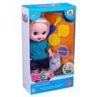 Boneco babys collection boy comidinha c/cabelo 33cm super toys