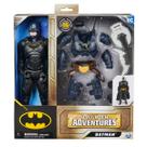 Boneco Batman de 30cm com Armadura de Batalha + Acessórios