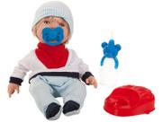 Boneco Bebe Bebezinho Real Menino Reborn Faz Xixi - Roma