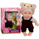 Boneco Bebê Menino Infantil Bee Baby Bichinhos Ursinho Vinil