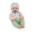 Boneco Bebê Reborn 42cm Realista Com Chupeta E Roupa