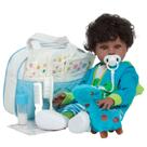 Boneco Bebê Reborn Menino Girafinha Negro Enxoval Completo