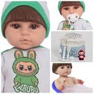 Boneco Bebê Reborn Príncipe Recém Nascido Enxoval Completo Boneco Bebê Reborn Príncipe Recém Nascido Enxoval Completo