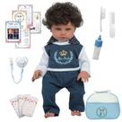Boneco Bebê Reborn Recém Nascido Com Conjunto Azul Fofo Boneco Bebê Reborn Recém Nascido Com Conjunto Azul Fofo