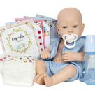 Boneco Bebê Tipo Reborn Realista Corpo 100% Silicone e Itens