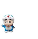Boneco Blind Box Toy Shin-chan x Doraemon 12 cm PVC