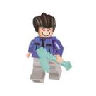 Boneco Bloco Roblox Jailbreak Vigilante - Compatível LEGO