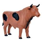 Boneco Boi Grande Realista 32 Cm De Vinil Colecionável Para Brincadeiras De Fazenda