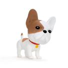 Boneco Bulldog Cachorro Eddie 15cm Buldogue Puppie Realista Em Vinil Macio E Atóxico - Puff Boneco Bulldog Cachorro Eddie 15cm Buldogue Puppie Realista Em Vinil Macio E Atóxico - Puff
