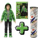 Boneco Cadres 22cm Youtuber + Jogo Pega Vareta Boneco Cadres 22cm Youtuber + Jogo Pega Vareta
