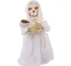 Boneco Caveira com Bebê Luz Som e Movimento Halloween