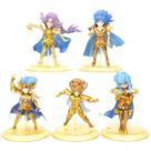 Boneco colecionável, 5 unidades/lote, anime Golds Saints Seiyas