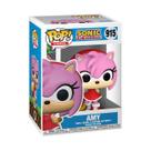 Boneco colecionável Funko Pop! Jogos Sonic The Hedgehog Amy Boneco colecionável Funko Pop! Jogos Sonic The Hedgehog Amy