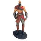 Boneco Colecionável Kratos Personagem Serie God Of War em Resina 20,5 cm