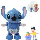 Boneco Dançante Sitch Azul Brinquedo Infantil Presente Dia Das Crianças Para Menino Pronta Entrega