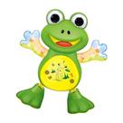 Boneco Dançarino Sapo Verde Com Luzes E Som