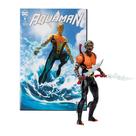 Boneco de Ação Aqualad McFarlane Toys - 18 cm - Com Quadrinhos