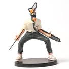 Boneco de ação BGVEI Denji Chainsaw Man Anime Brinquedo de PVC de 18 cm