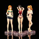 Boneco de ação Booster One Piece Anime Luffy Zoro Sanji Ace