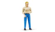 Boneco de ação Bruder Toys Bworld Woman Light Skintoned 4+ Boneco de ação Bruder Toys Bworld Woman Light Skintoned 4+