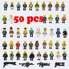 Boneco de ação Building Block Toy BOIWEX WW2 Army 50 unidades