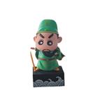 Boneco de ação Crayon Shinchan Guan Yu Cosplay 15 cm PVC Mod