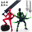 Boneco de ação Deeplus montado em 2 peças Lucky 13 Titan 13 com Acc Boneco de ação Deeplus montado em 2 peças Lucky 13 Titan 13 com Acc