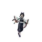 Boneco de ação Demon Slayer Butterfly Shinobu 17,5 cm em PVC