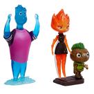 Boneco de ação Disney Pixar Elemental, pacote com 3, Wade Ember Clod